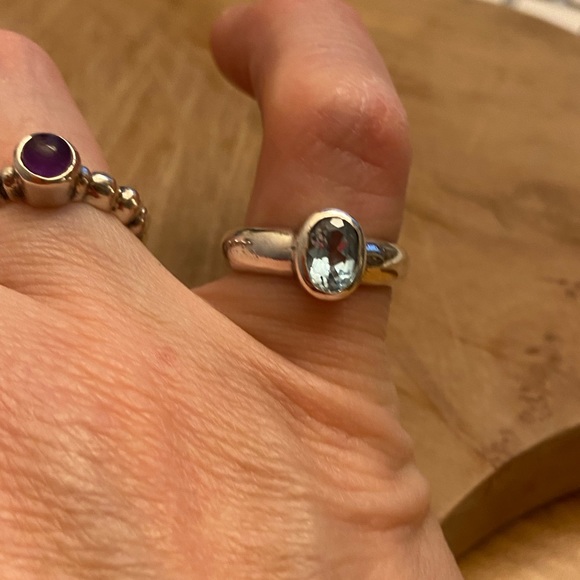 Stunning handmade topaz 925 sterling silver ring - Picture 8 of 8